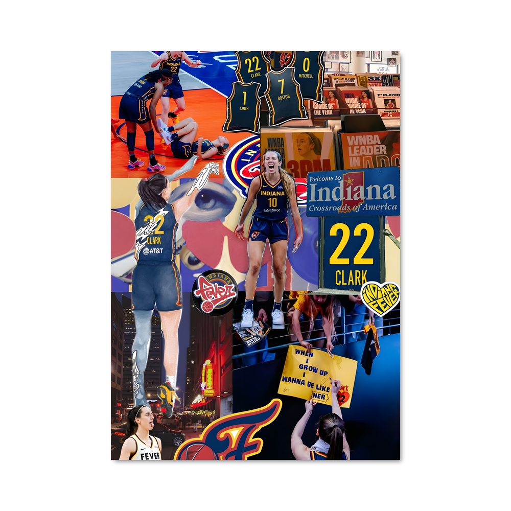 Poster Hoops Mania – affiche Basketball
